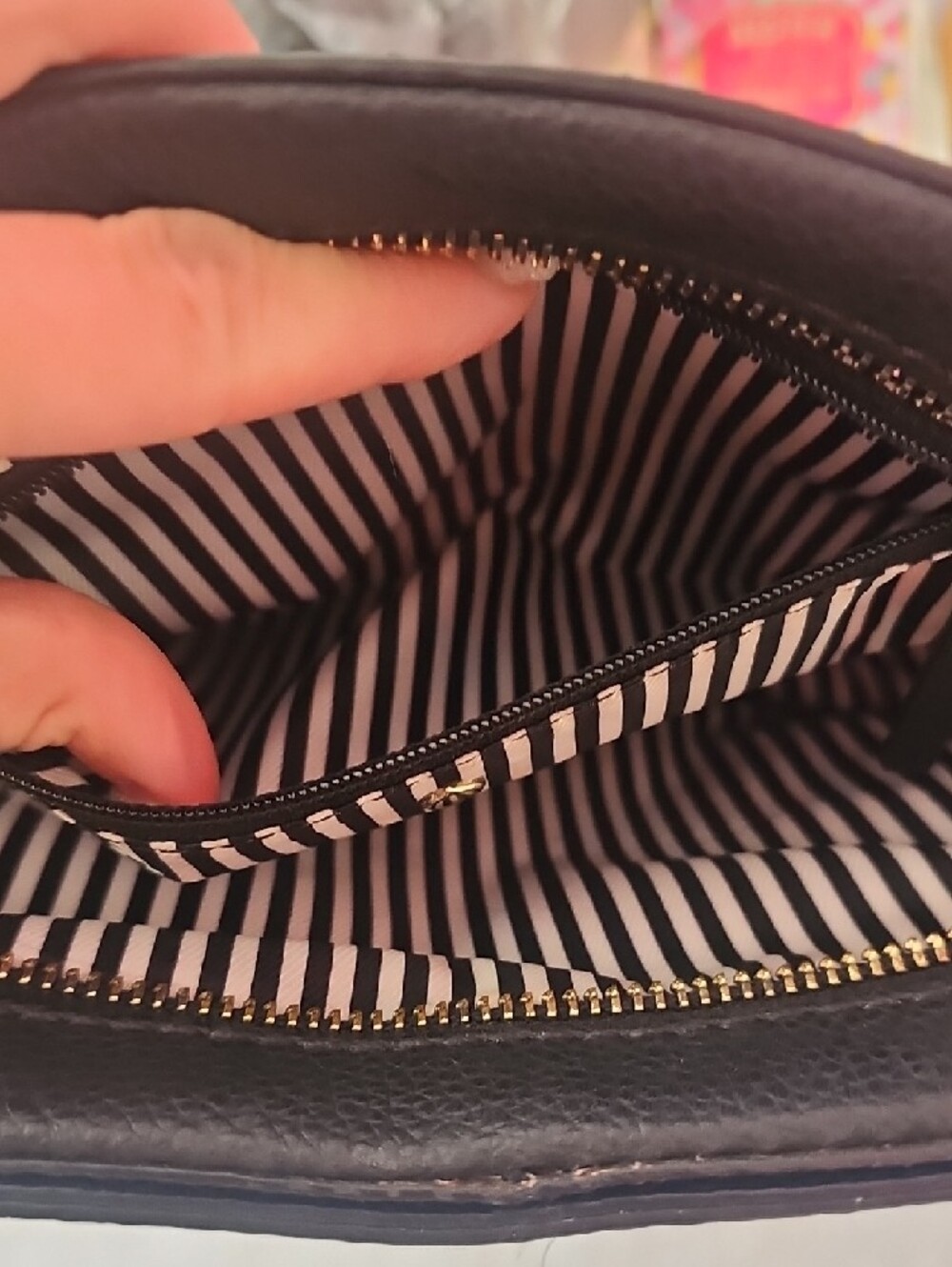 kate spade Black Leather Tassel Crossbody Bag - Picture 11 of 12